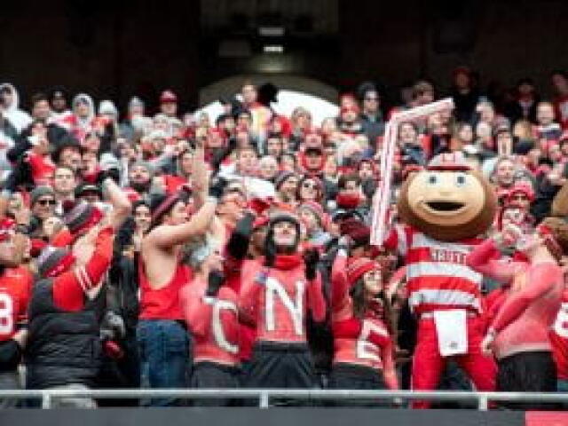Student Section at Ohio State Football Game